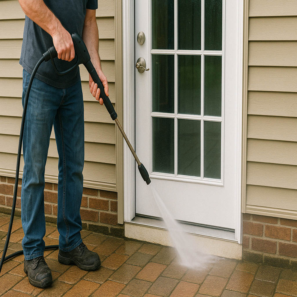 Patio Doorway Cleaning