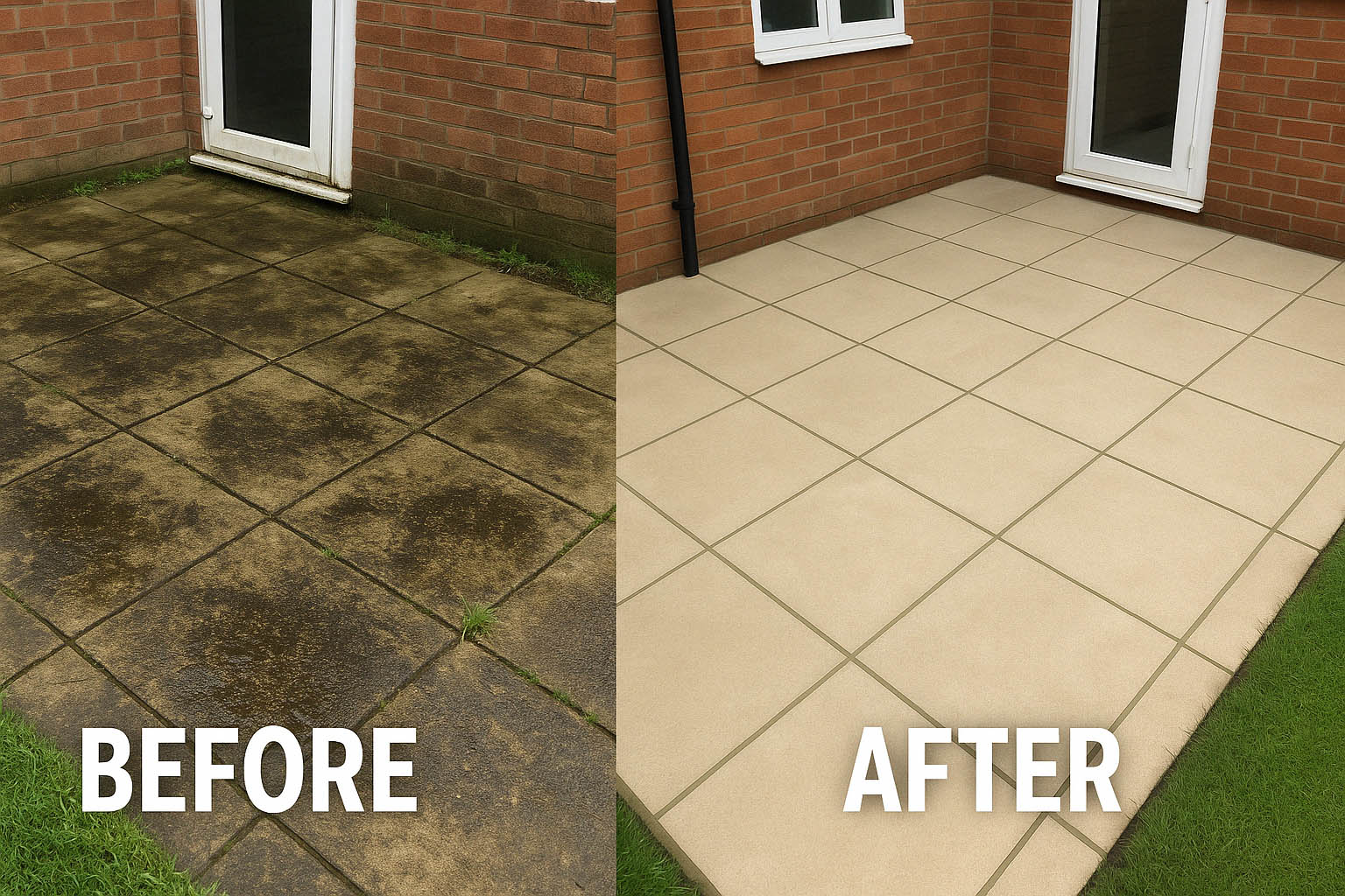 Patio Pavers Cleaning